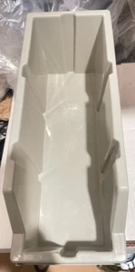 USED EACH Seville Classics Gray Bins 16511A 5.5" W x 14" L x 5.5" H (BL) - Picture 1 of 5