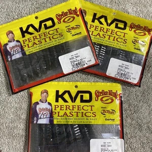 (3) Strike King NED Ocho Senko 2.75 Inch Stick Baits WATERMELON RED FLAKE - Picture 1 of 3