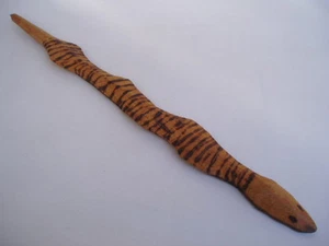 Aboriginal Wood Carving - Snake - 460mm long - Picture 1 of 1