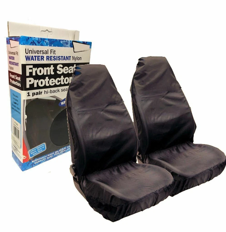 Subaru Justy Front Seat Protectors Covers Heavy Duty Waterproof Cover Grey Pair - Image 1 of 1
