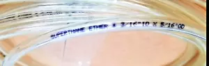 20 Feet 3/16 ID Crystal Clear Food Grade Poly Tubing Superthane® 2100455 [BB48 - Picture 1 of 9