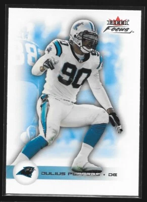 2003 Fleer Focus - Julius Peppers #47 Carolina Panthers NFL - Image 1 of 2