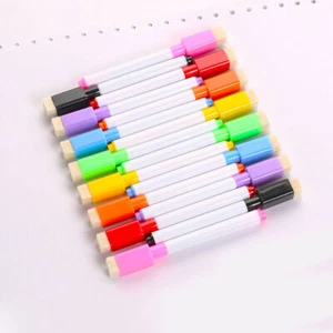 8 Colours Board Marker MAGNETIC Whiteboard Marker Wipeable Magnetic Board - Picture 1 of 7