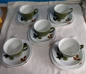 Midwinter Stylecraft Riverside Trio Cup & Saucer With Side Plate X5 Vintage - Picture 1 of 22