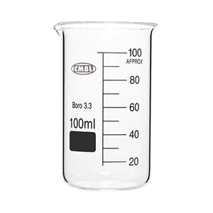 Lab Glass Beaker Tall Form Chemistry Measuring Cup Graduated With Spout - Picture 1 of 8