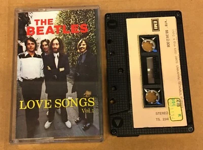 BEATLES - LOVE SONGS VOLUME 1  (1988) CASSETTE MADE IN TURKEY - Image 1 of 2