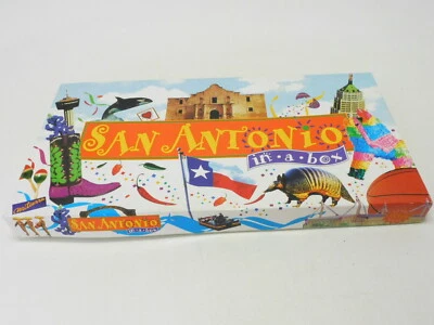 Vintage San Antonio Texas in a Box Monopoly Alamo Six Flags Game  - Image 1 of 4