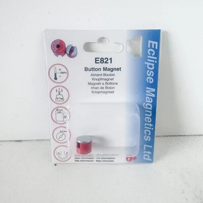 IMÁN BOTÓN ECLIPSE 821 12,5 MM E821 ALNICO - E821 (G) EL04 Foto 1 de 4