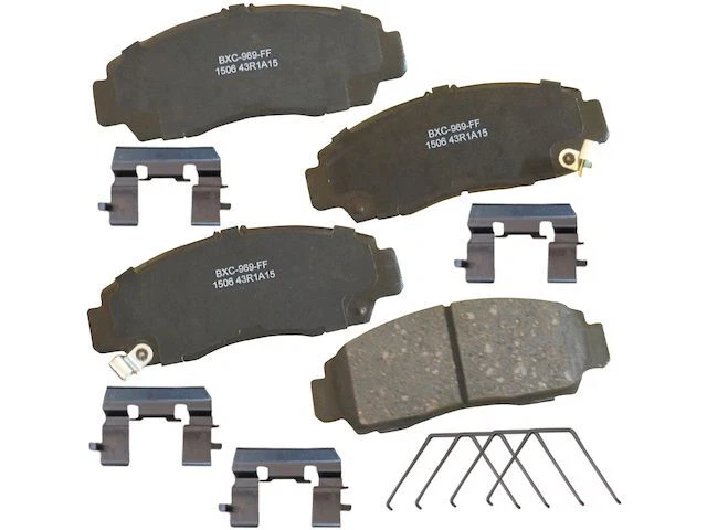 Juego de pastillas de freno delanteras Bendix 94552YZNC 2000 2001 2002 2003 1999-2004 Foto 1 de 2