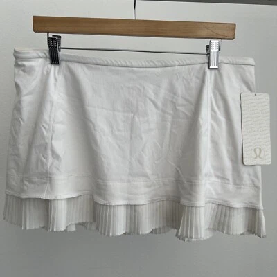 Lululemon City Sky Run By Skirt NWT Size 12 White Medium Rise Rare! - Image 1 of 4