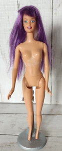 2001 Barbie "Jam 'N' Glam" Flex Waist Twist Hair Blonde Purple Nude 4 OOAK Proj - Bild 1 von 6