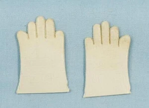 Vogue Ginny weiße Handschuhe Vinyl 50er Jahre ohne Puppe - Bild 1 von 4
