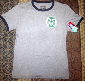 CAMISETA COLORADO STATE RAMS NCAA ALMA MATER TIMBRE MANGA CORTA HOMBRE MEDIANA ¡NUEVA! - Imagen 1 de 5