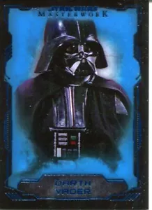 Star Wars Masterwork 2016 SP Blue Base Card #58 Darth Vader - Picture 1 of 1