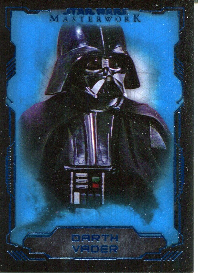 Star Wars Masterwork 2016 SP Blue Base Card #58 Darth Vader - Image 1 of 1