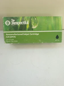B Respectful Black Printer Inkjet Cartridge for Epson TM-J7200 SJIC34P (K) New - Picture 1 of 7