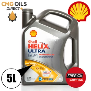 SHELL HELIX ULTRA PROFESSIONAL 5w30 AG FULLY SYNTHETIC MOTOR OIL 5L - Picture 1 of 2