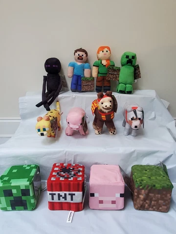 Minecraft Plush Toys Stuffed Animal Doll Soft Plush Mojang New With Tag Official Cover