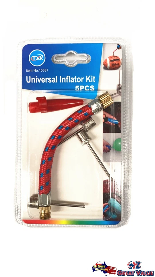 Inflator Kit Universal Use Inflation Pump Needle Air Adapter Sport Balls 10387 - image 1 of 1