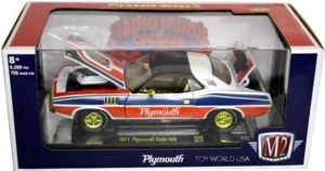 M2 Machines PLYMOUTH 1971 Plymouth CUDA 440 Rapid Transit System R96 Chase - Picture 1 of 4