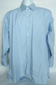 Charles Tyrwhitt Men's Classic Dress Shirt 16 1/2 42 Blue Plaid Long Sleeve - Picture 1 of 6