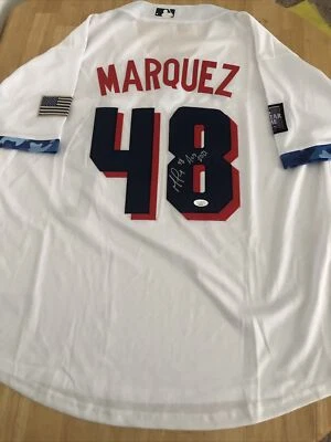 German Marquez Colorado Rockies Autographed 2021 All Star Jersey JSA Certified - Image 1 of 4