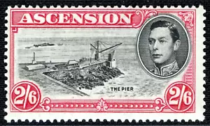 ASCENSION KGVI Stamp 2s.6d Mint LMM LBLUE149 - Picture 1 of 6