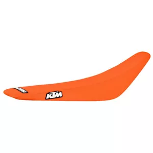 2016-2018 KTM SX-SXF 125/450 FULL GRIPPER SEAT COVER ALL ORANGE STD LOGO #143 - Foto 1 di 5
