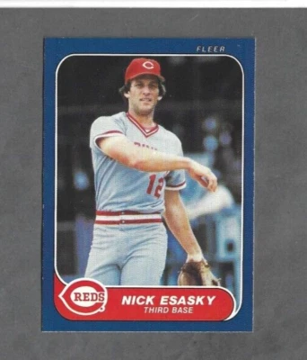Nick Esasky Cincinnati Reds 1986 Fleer #177 - Image 1 of 2