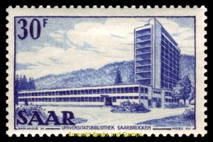 EBS Germany 1953 SAAR - Saarbrücken University Library - Michel 332 - MNH** - Picture 1 of 1