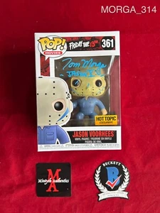 TOM MORGA FIRMATO FUNKO POP #361 VENERDÌ 13! JASON VOORHEES! BECKETT COA! - Foto 1 di 6