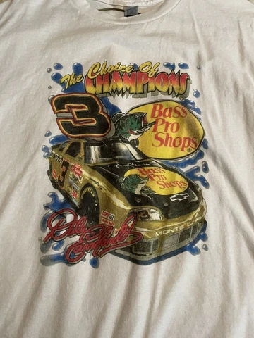Dale Earnhardt Sr. Bass Pro Shops Vintage Medium Shirt The Choice Of Champions Cover