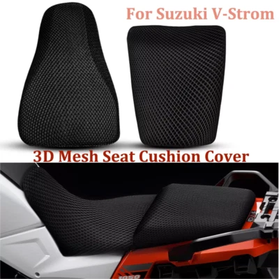 Netz Sitzkissenbezug Schoner passend für Suzuki V-Strom DL1050 DL1050XT schwarz - Bild 1 von 4