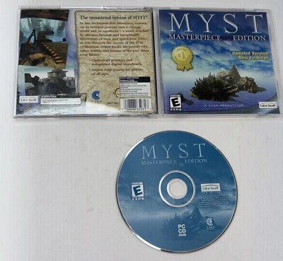 Myst Masterpiece Edition PC CD-Rom Computer Game w/ booklet Windows for 95/98 - Image 1 of 4