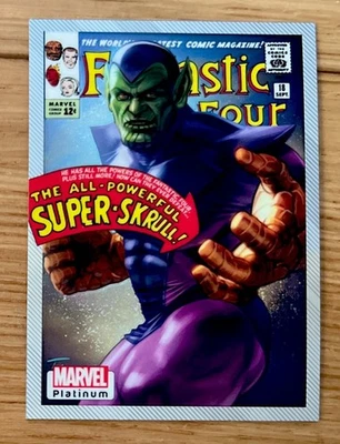 2023 Upper Deck Marvel Platinum Cover Variant WI73 SUPER-SKRULL - FANTASTIC FOUR - Image 1 of 2