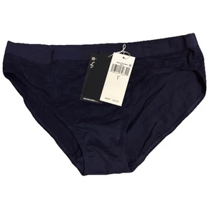 Lauren Ralph Lauren Damen Unterwäsche Slip Hipster Monogram Jacquard Navy Neu - Bild 1 von 4