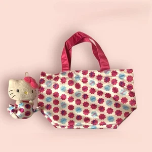 Hello Kitty Fujiya colabora Lechoso peluche mascota titular bolso Sanrio - Imagen 1 de 8