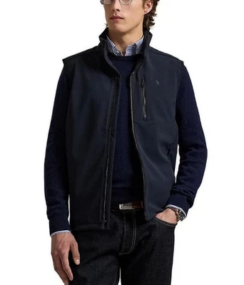 Polo Ralph Lauren Performance Men's S Golf Vest Navy Technical Water-Repellent - Image 1 of 4