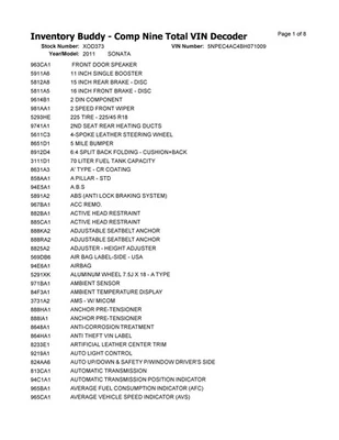 Used Rear Right Door Interior Trim Panel fits: 2011 Hyundai Sonata  Grade A - Image 1 of 4