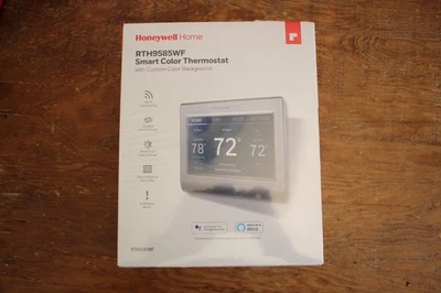 Honeywell RTH9585WF1004/W Programmable Smart Color Thermostat Gray New Sealed - Image 1 of 4