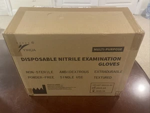 Case Of 1000 Yihua Powder Free Non Sterile Disposable Nitrile Gloves Size S - Picture 1 of 2