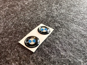 2x Pegatinas Llave BMW Pegatina Emblema Logo - 11 mm - Nuevo - Epoxi - Imagen 1 de 3
