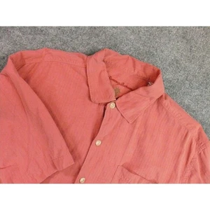 Tommy Bahama Hemd Herren XL Rosa Seide Camp - Bild 1 von 9