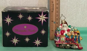 CHRISTOPHER RADKO Christmas Train Ornament (Damaged)  (R52) - Picture 1 of 11