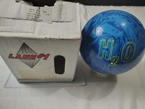 H2o Water Blue Lane #1 15lb Bowling Ball Retired - Picture 1 of 3