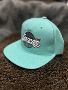 Lakers Hat Turquoise Snapback Mitchell & Ness - Picture 1 of 6