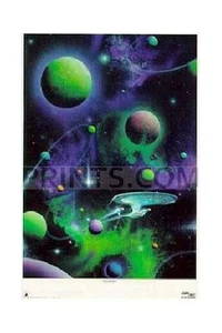 Michael David Ward Signos de Inteligencia - Litografía de medios mixtos de Star Trek - Imagen 1 de 1