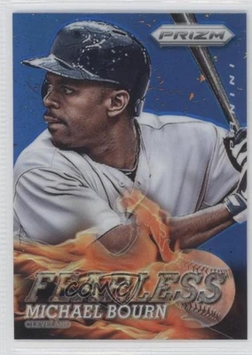 2013 Panini Prizm Fearless Wal-Mart Blue Prizm Michael Bourn #F13 - Image 1 of 2
