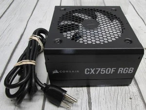 Corsair CX750F RGB Fully Modular Power Supply w/ Power Cord - NEVER USED - Picture 1 of 6