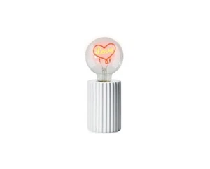 Luce Bella Emma Curve White table lamp (E27 screw bulb base) - Picture 1 of 1